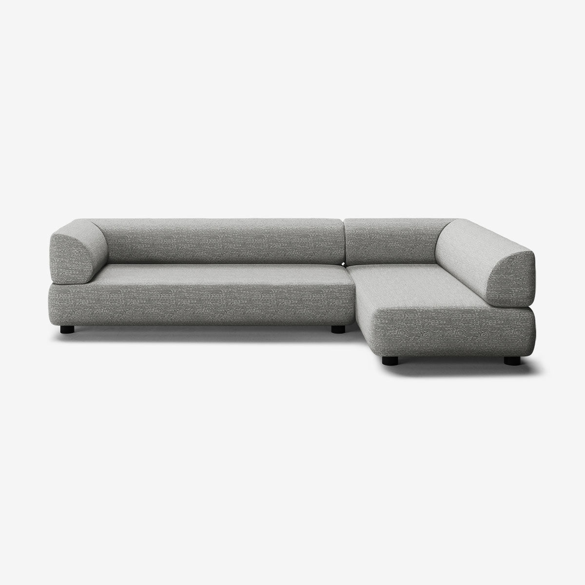 Bolder Sofa 295x170 Links Savant Zinc Niedrige Beine