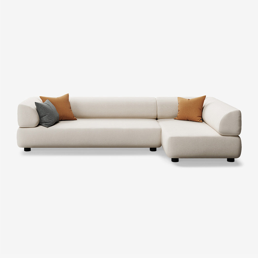 Bolder Sofa 295x170 Nantes Linen Chalk Links Niedrige Beine Thumbnail