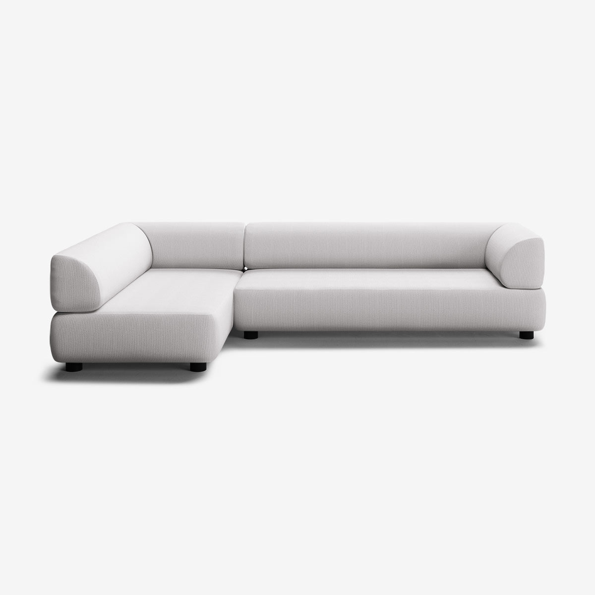 Bolder Sofa 295x170 Rechts Arc Concrete Niedrige Beine