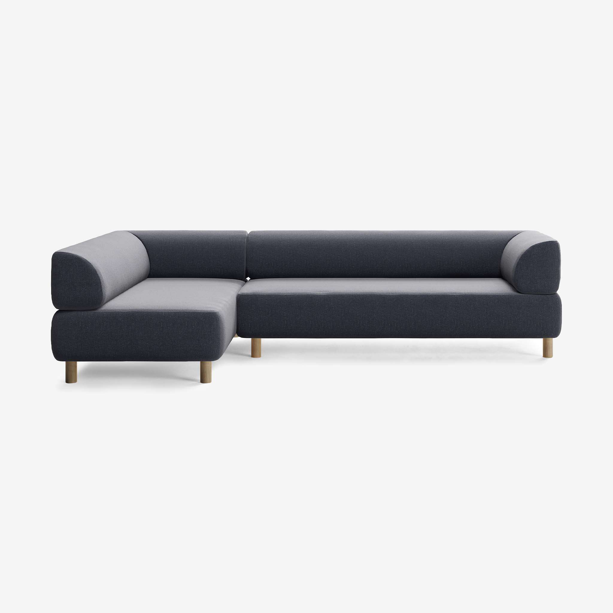 Bolder Sofa 295x170 Rechts Heritage Indigo Eiche