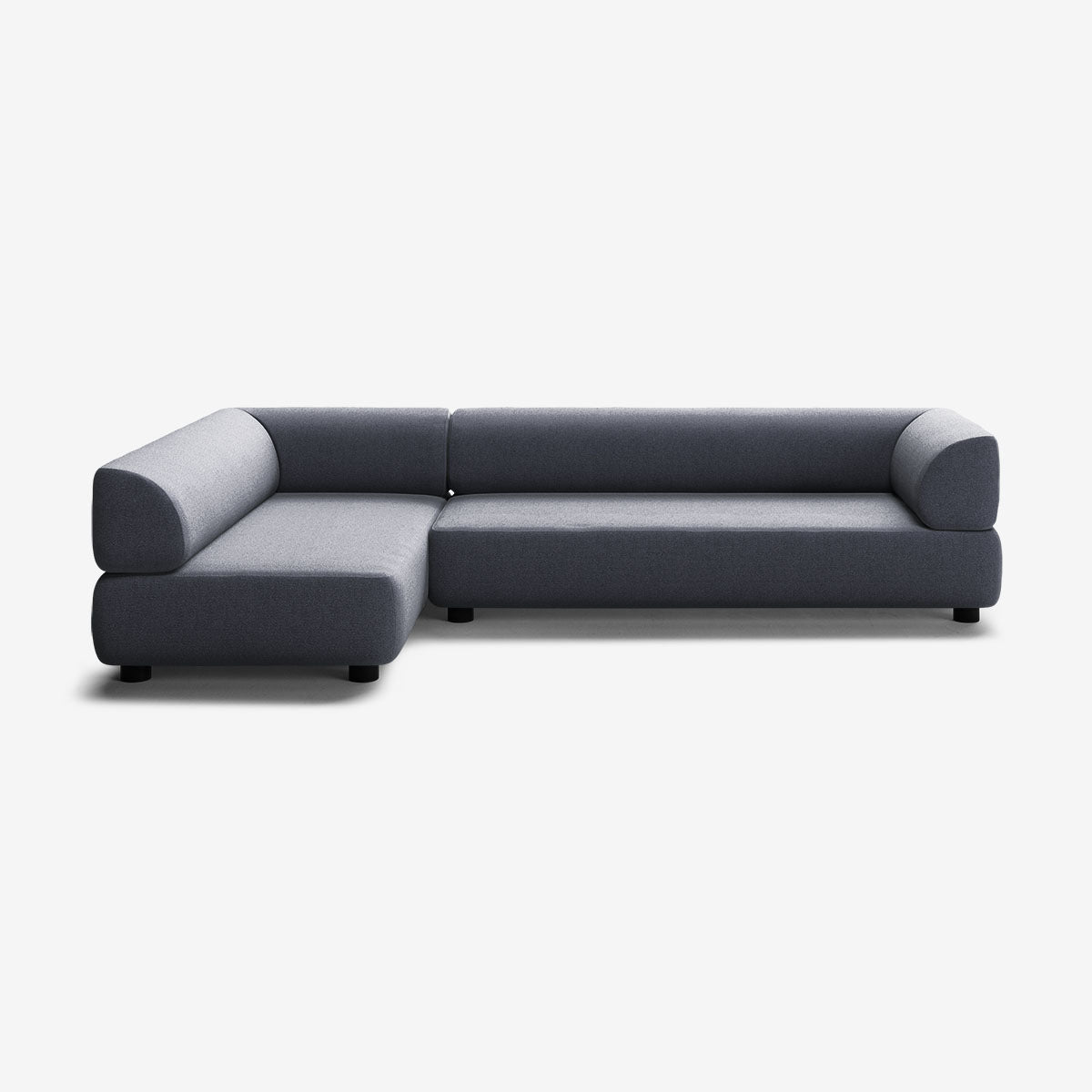 Bolder Sofa 295x170 Rechts Heritage Indigo Niedrige Beine
