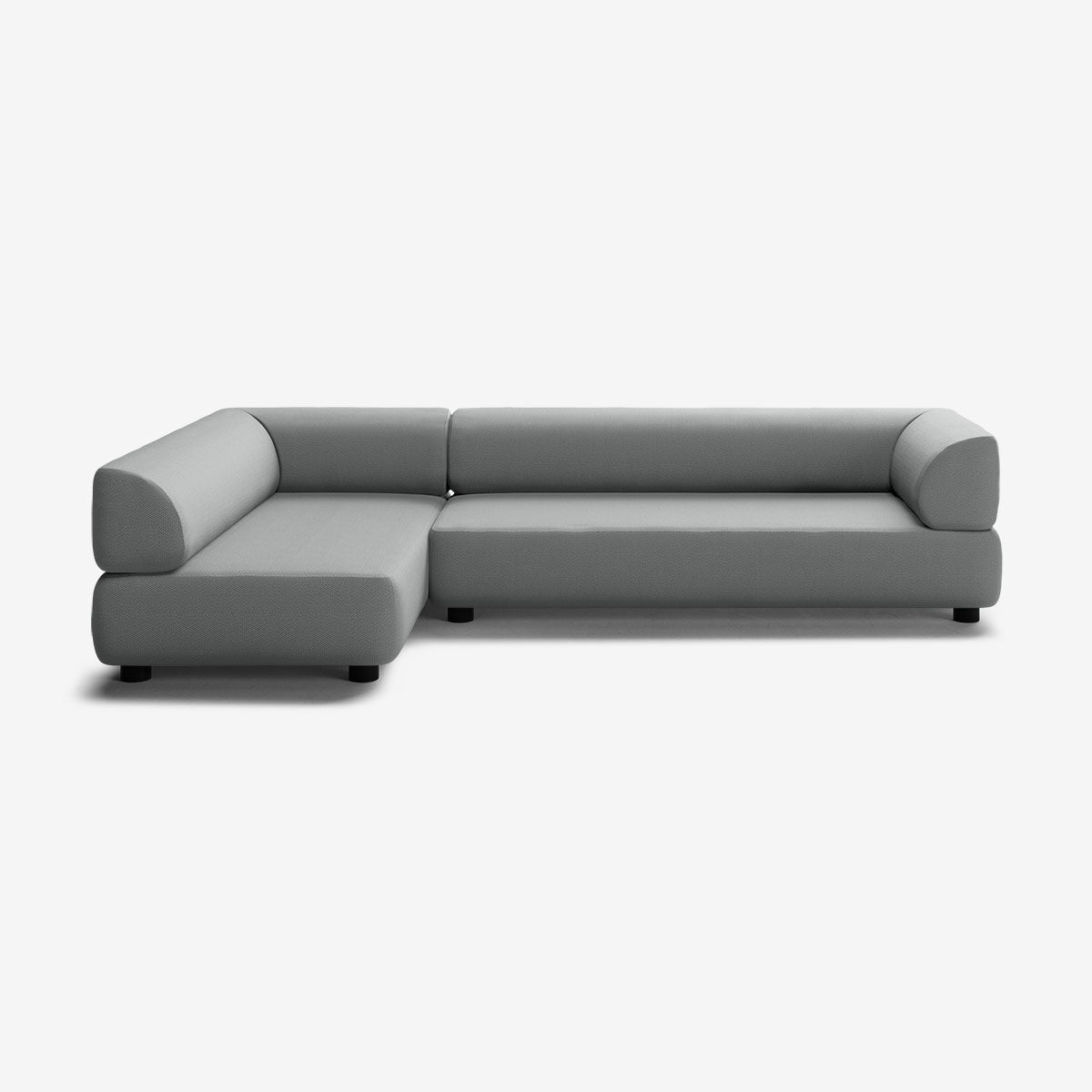 Bolder Sofa 295x170 Rechts Loop Charcoal Niedrige Beine