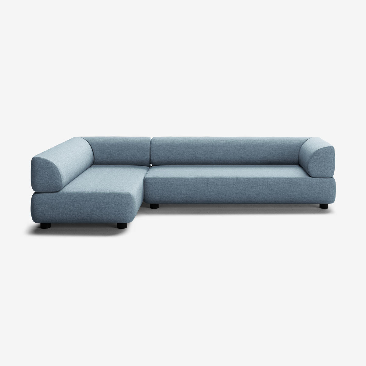 Bolder Sofa 295x170 Rechts Nantes Carbon Sky Niedrige Beine