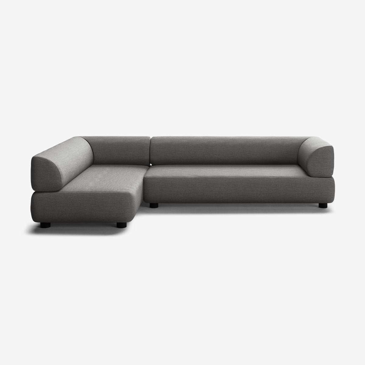 Bolder Sofa 295x170 Rechts Nantes Sooty Niedrige Beine