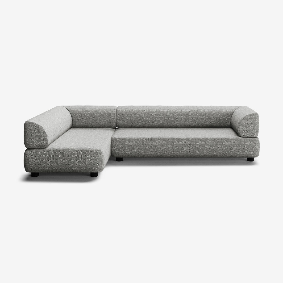 Bolder Sofa 295x170 Rechts Savant Zinc Niedrige Beine