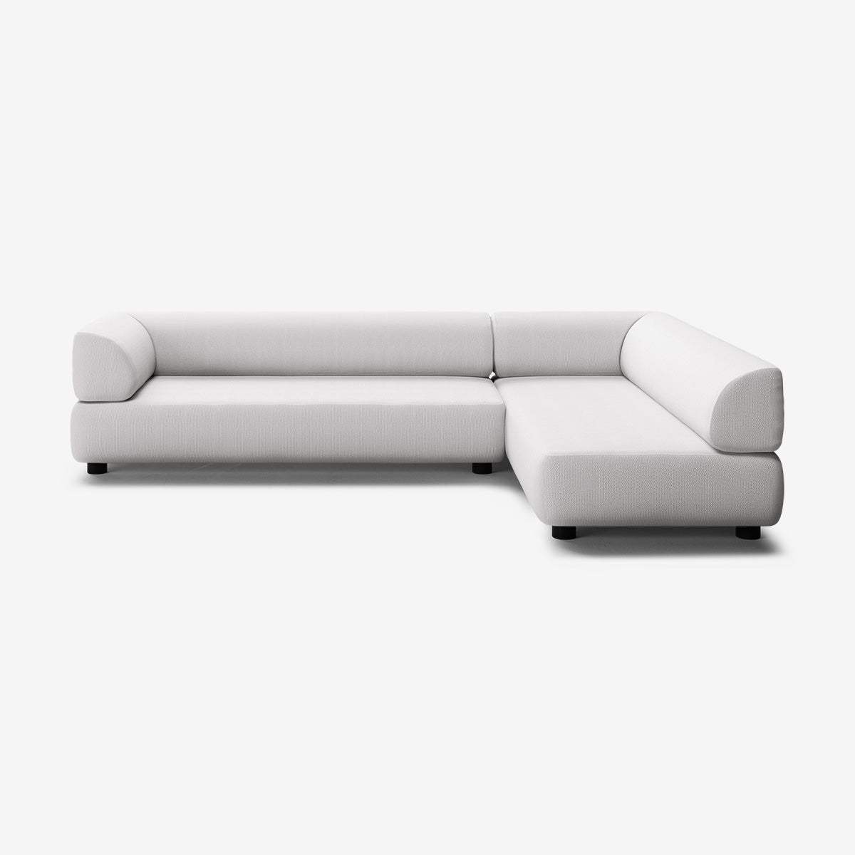 Bolder Sofa 295x200 Links Arc Concrete Niedrige Beine
