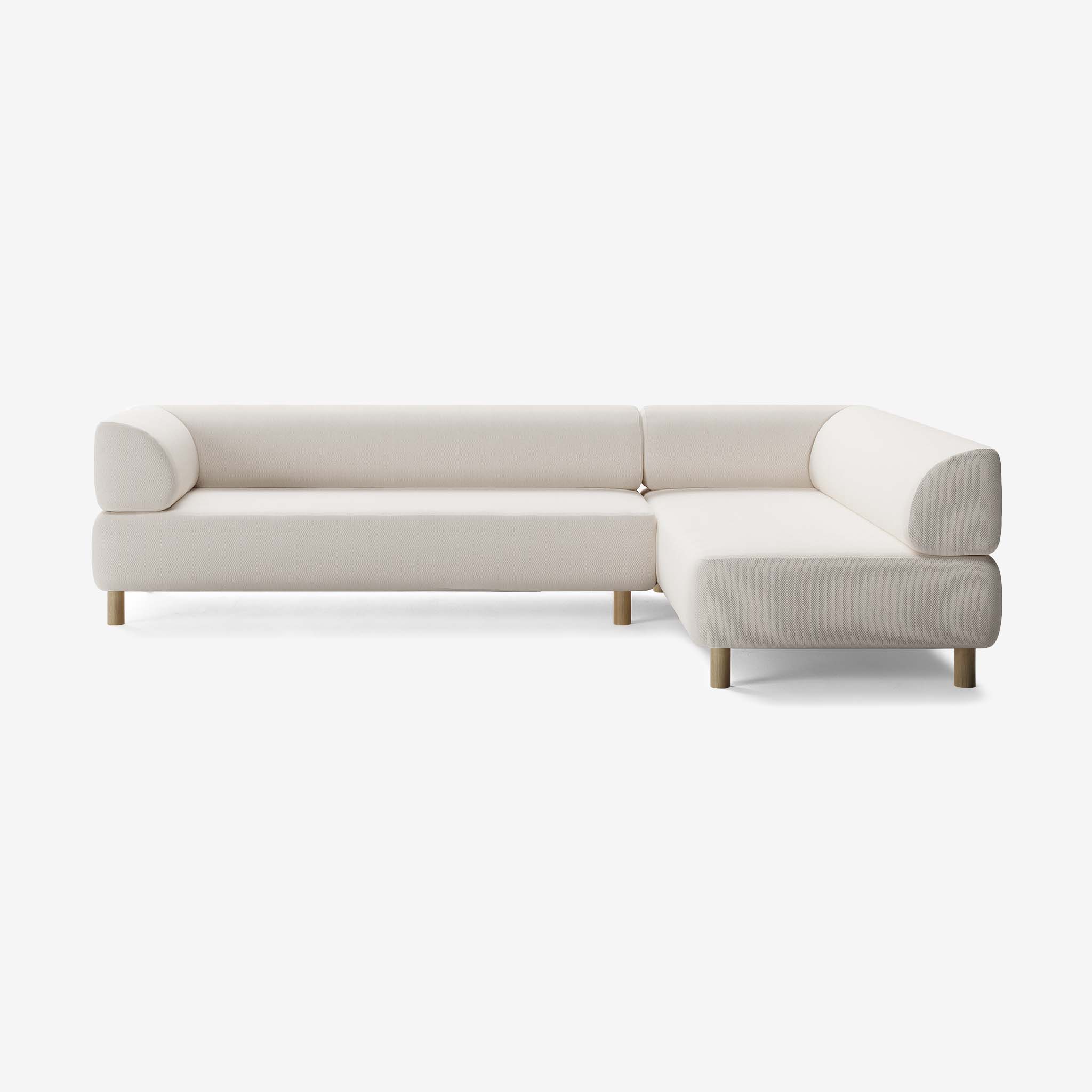 Bolder Sofa 295x200 Links Arc Frame Eiche