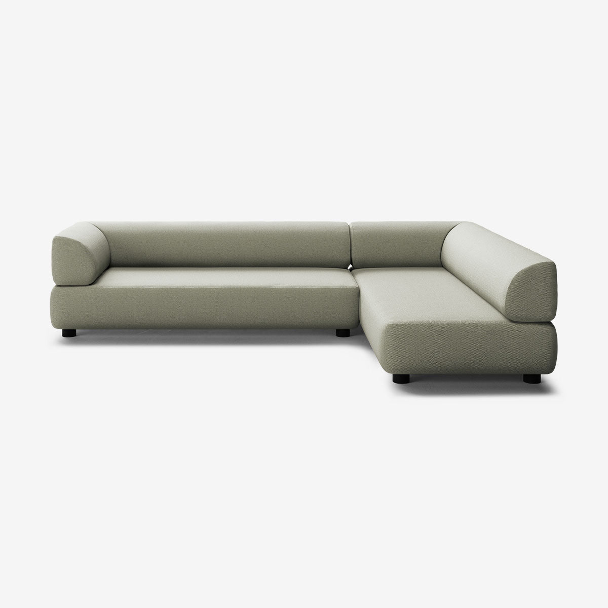 Bolder Sofa 295x200 Links Arc Oxide Niedrige Beine