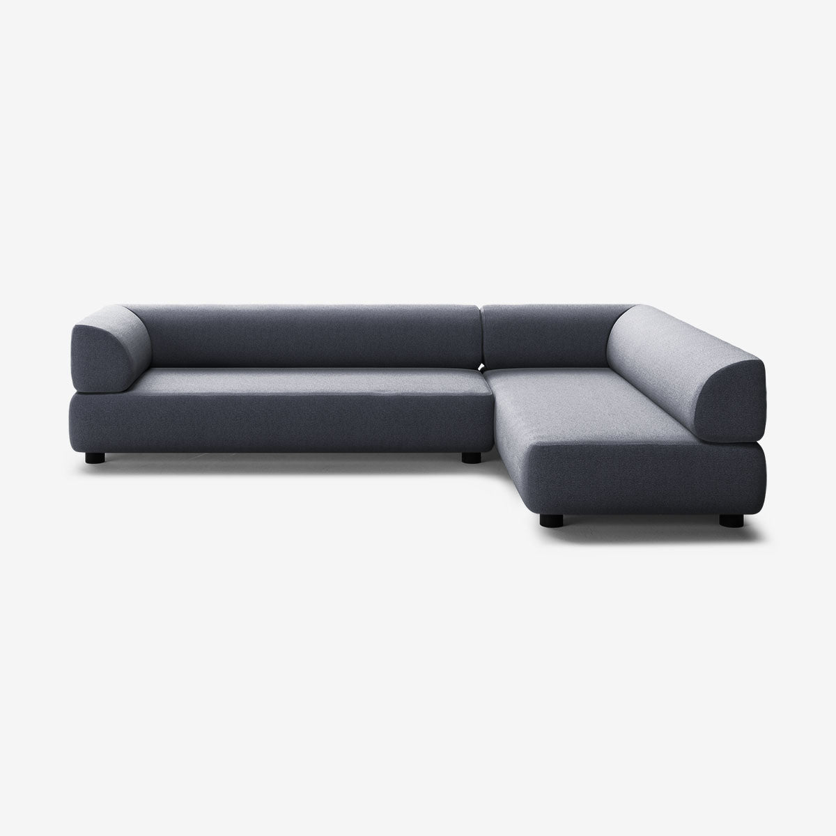 Bolder Sofa 295x200 Links Heritage Indigo Niedrige Beine