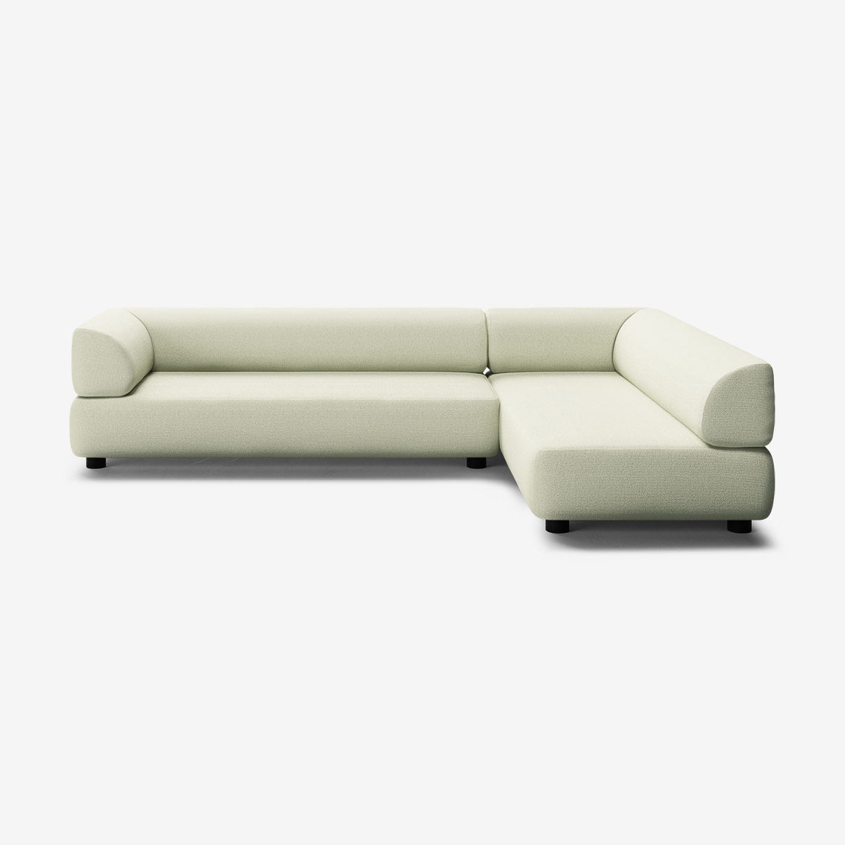 Bolder Sofa 295x200 Links Heritage Moss Niedrige Beine