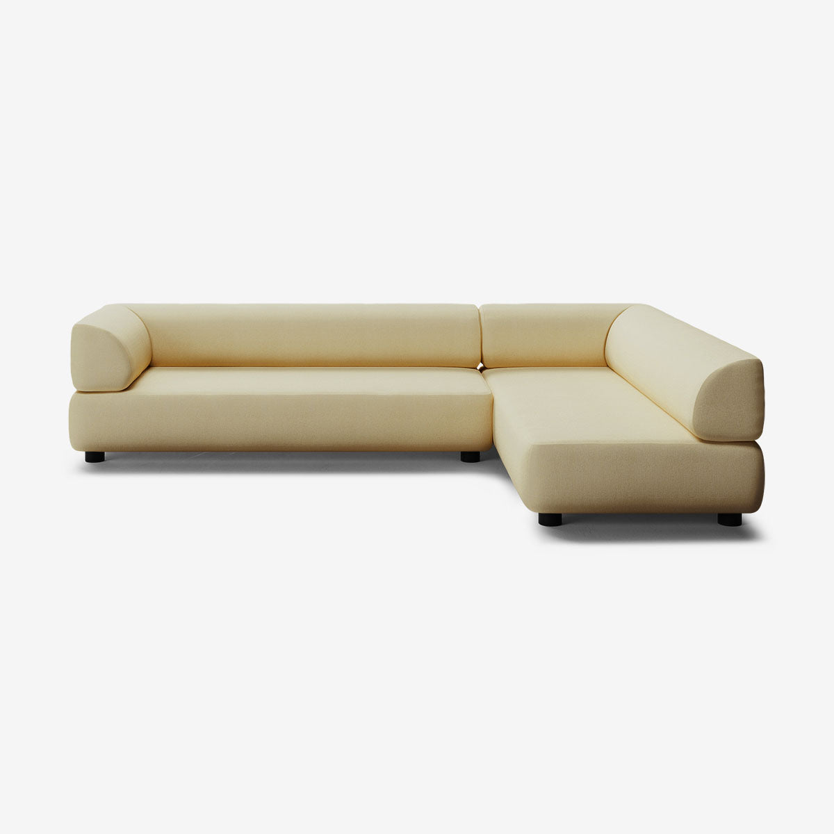 Bolder Sofa 295x200 Links Nantes Amber Niedrige Beine