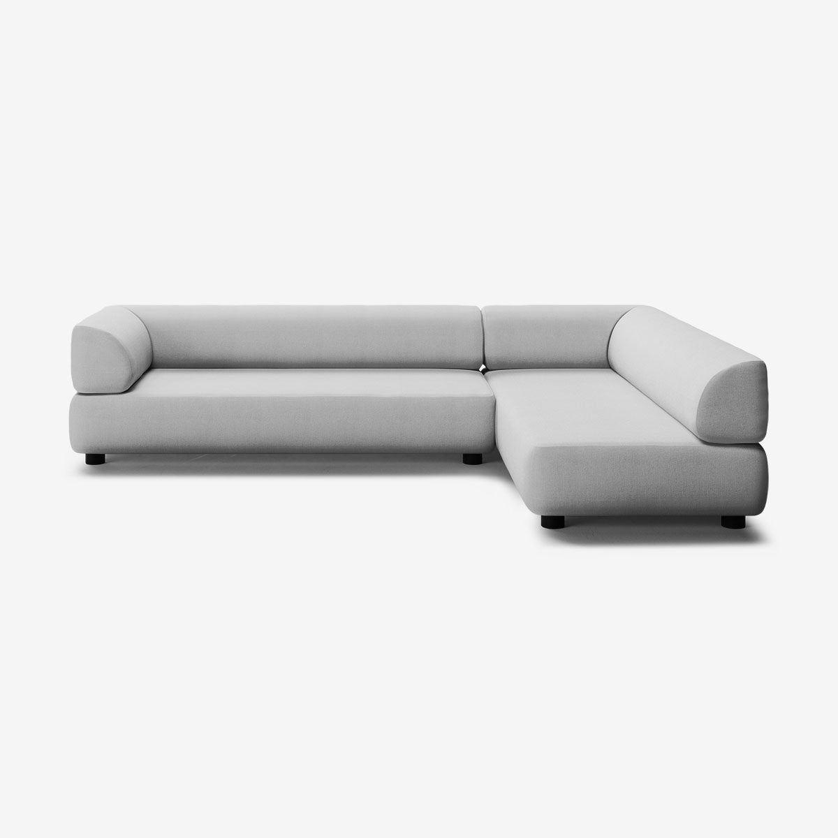 Bolder Sofa 295x200 Links Nantes Grey Chine Niedrige Beine