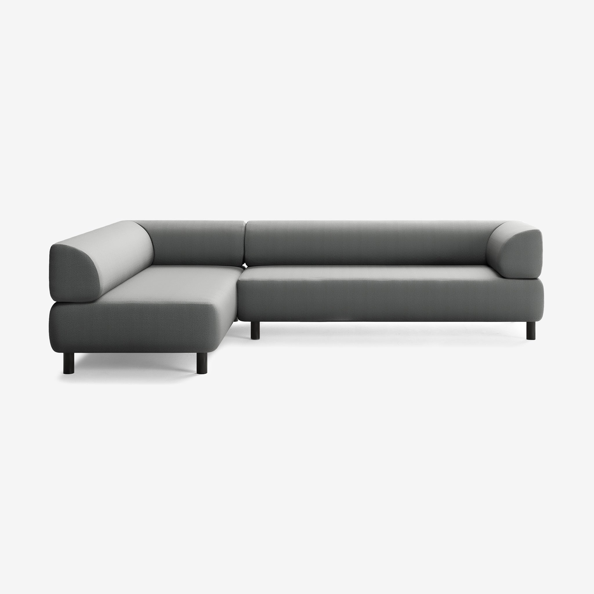 Bolder Sofa 295x200 Loop Charcoal Rechts