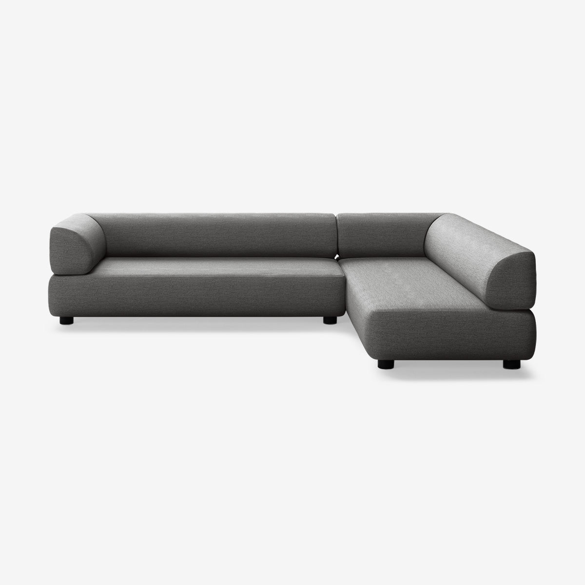 Bolder Sofa 295x200 Nantes Sooty Links Niedrige Beine