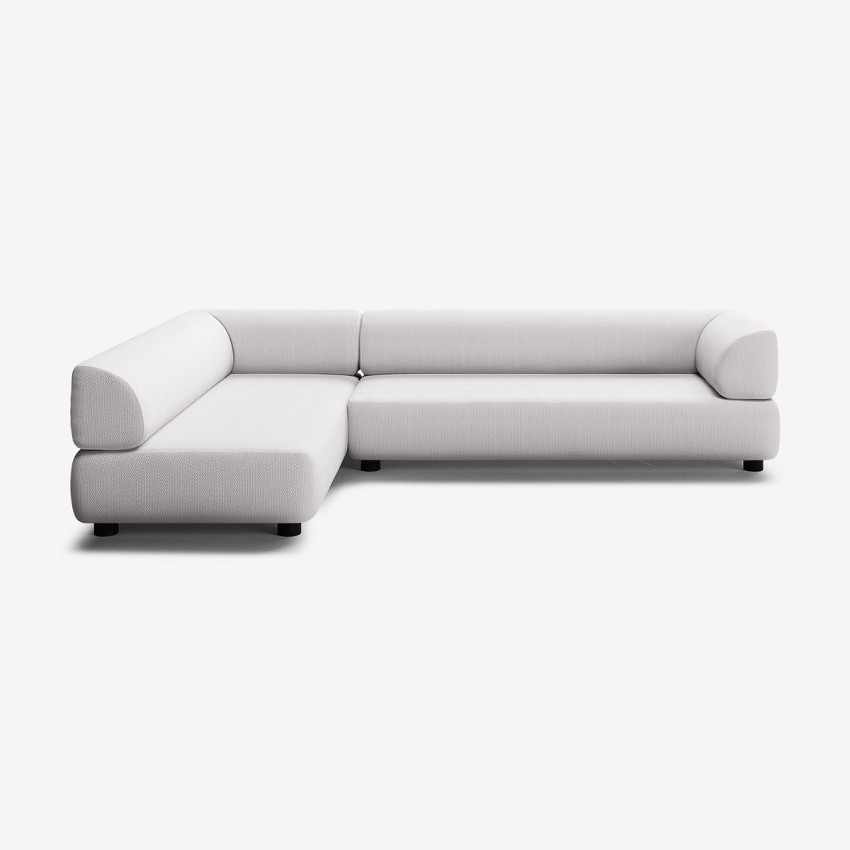 Bolder Sofa 295x200 Rechts Arc Concrete Niedrige Beine