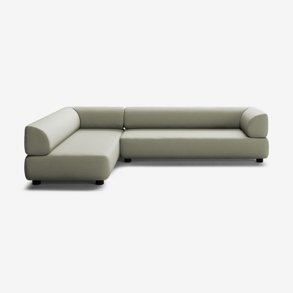 Bolder Sofa 295x200 Rechts Arc Oxide Niedrige Beine