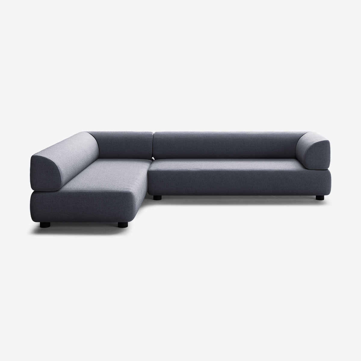 Bolder Sofa 295x200 Rechts Heritage Indigo Niedrige Beine