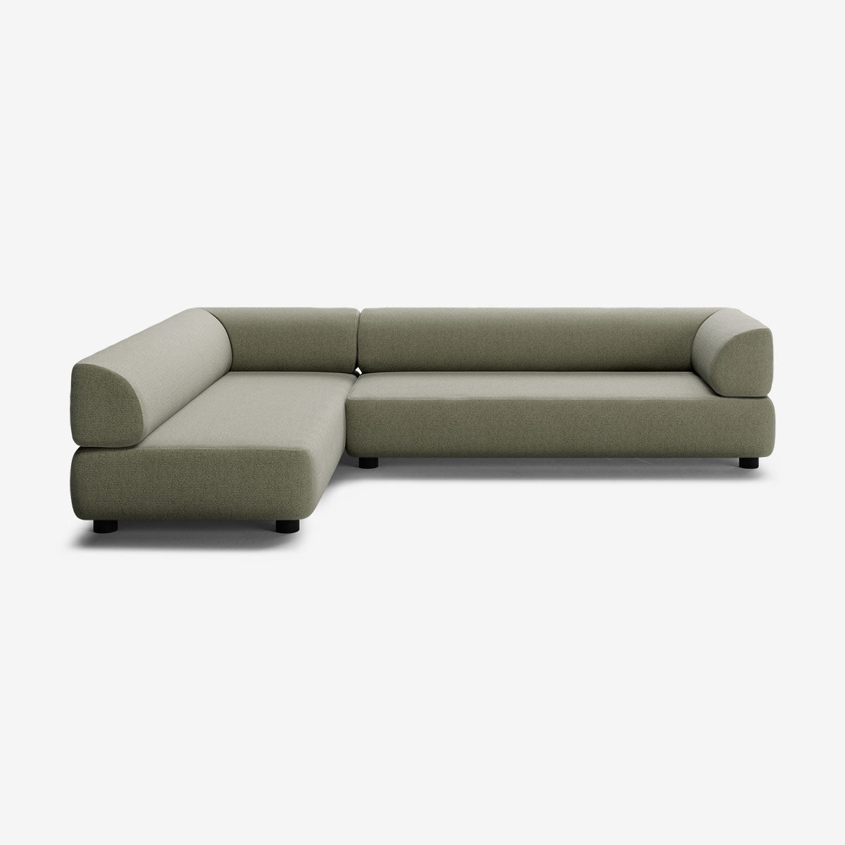 Bolder Sofa 295x200 Rechts Heritage Leaf Niedrige Beine
