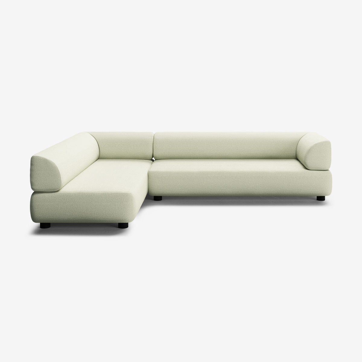 Bolder Sofa 295x200 Rechts Heritage Moss Niedrige Beine
