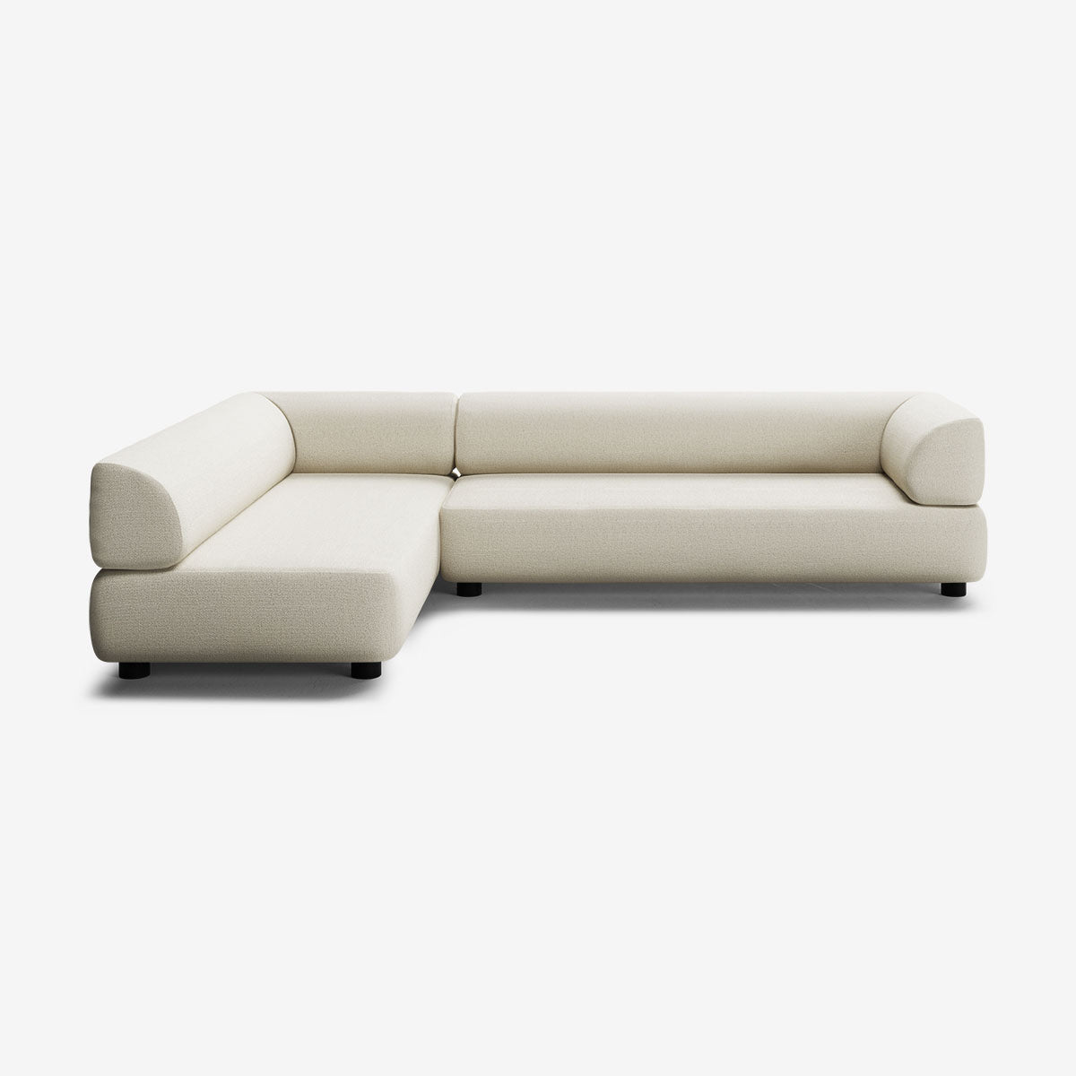 Bolder Sofa 295x200 Rechts Heritage Papyrus Niedrige Beine