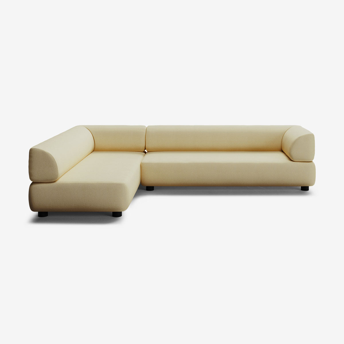 Bolder Sofa 295x200 Rechts Nantes Amber Niedrige Beine
