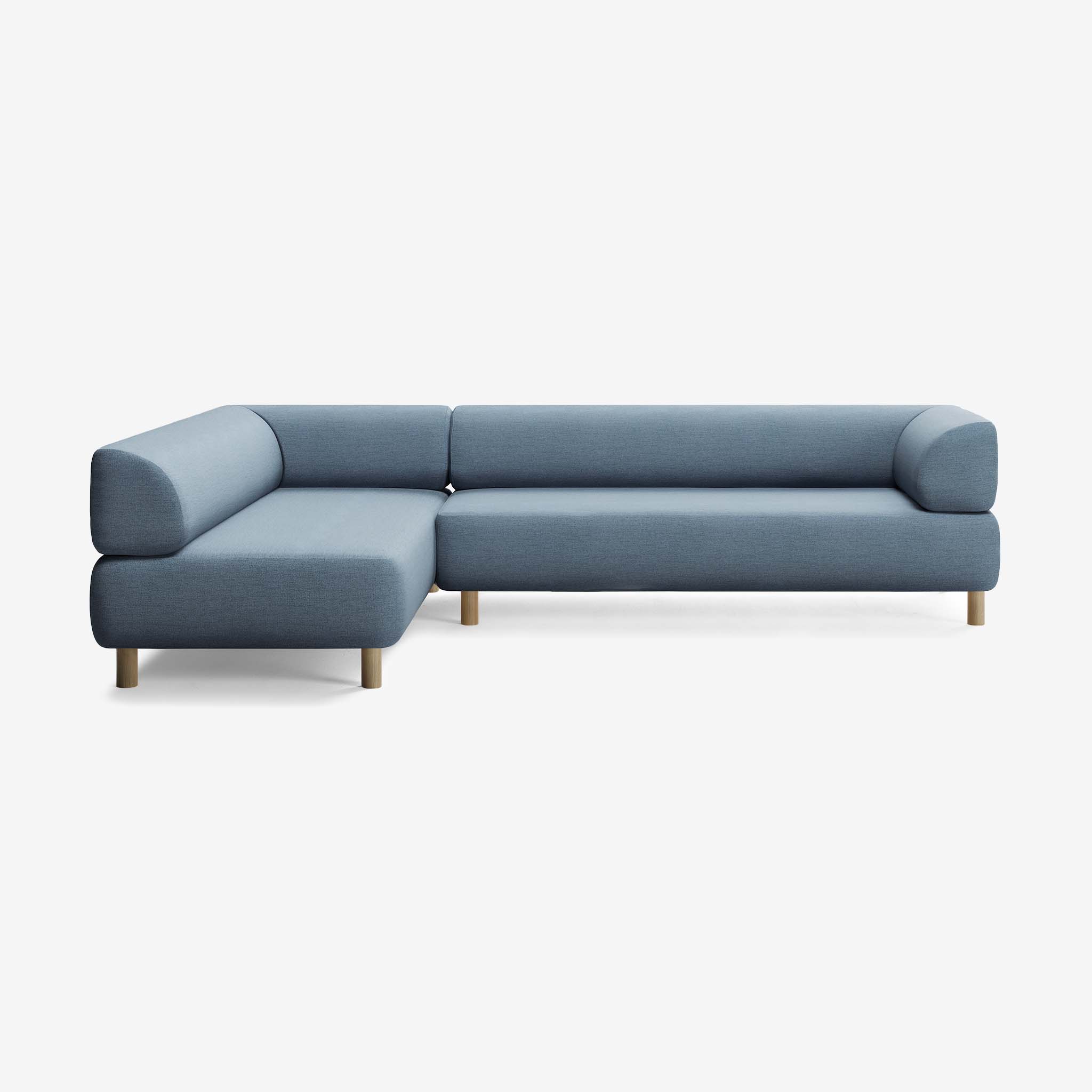 Bolder Sofa 295x200 Rechts Nantes Carbon Sky Eiche