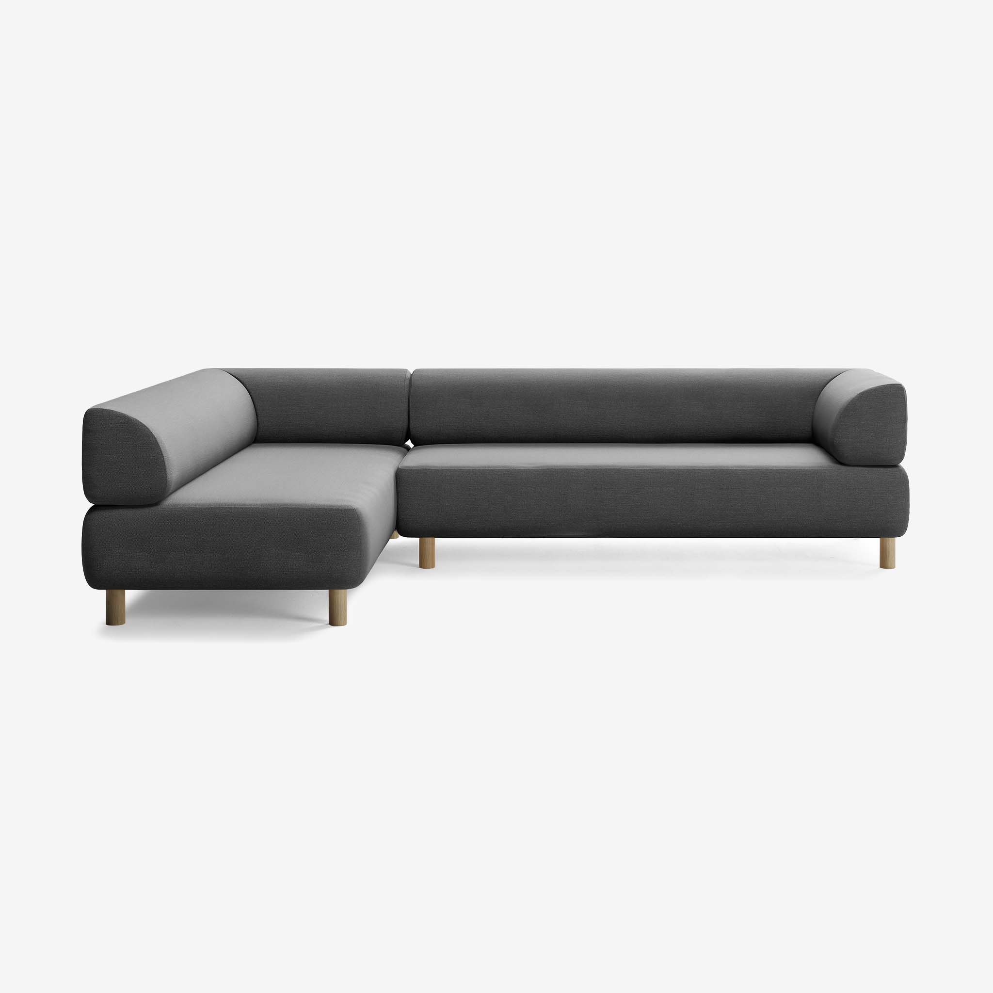 Bolder Sofa 295x200 Rechts Nantes Sooty Eiche