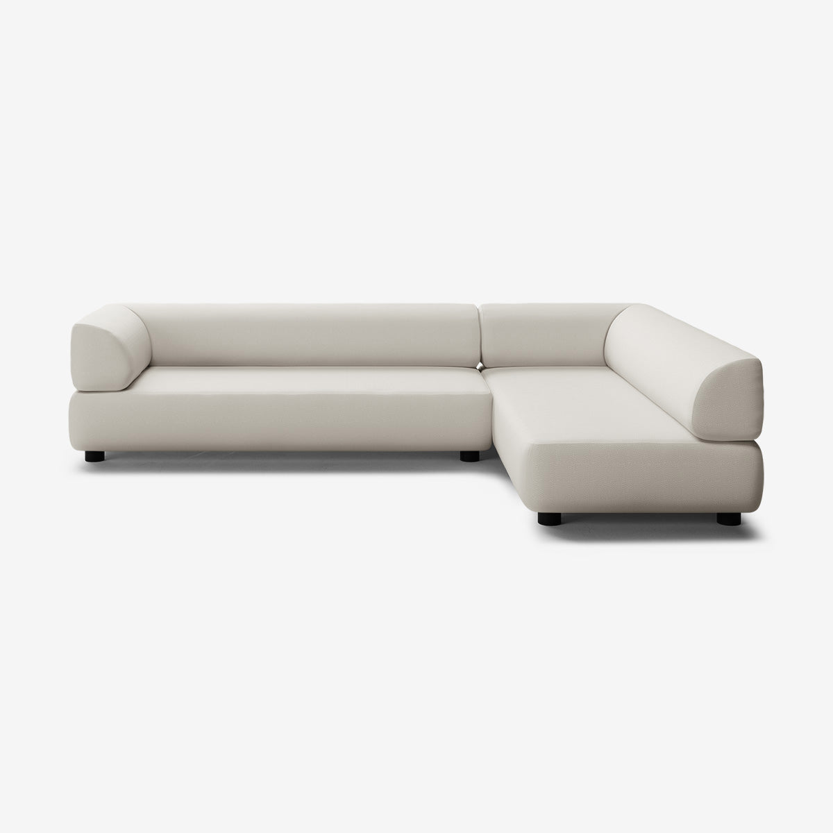 Bolder Sofa 295x200 cm niedrige Füße 5-Sitzer Links Loop Marble
