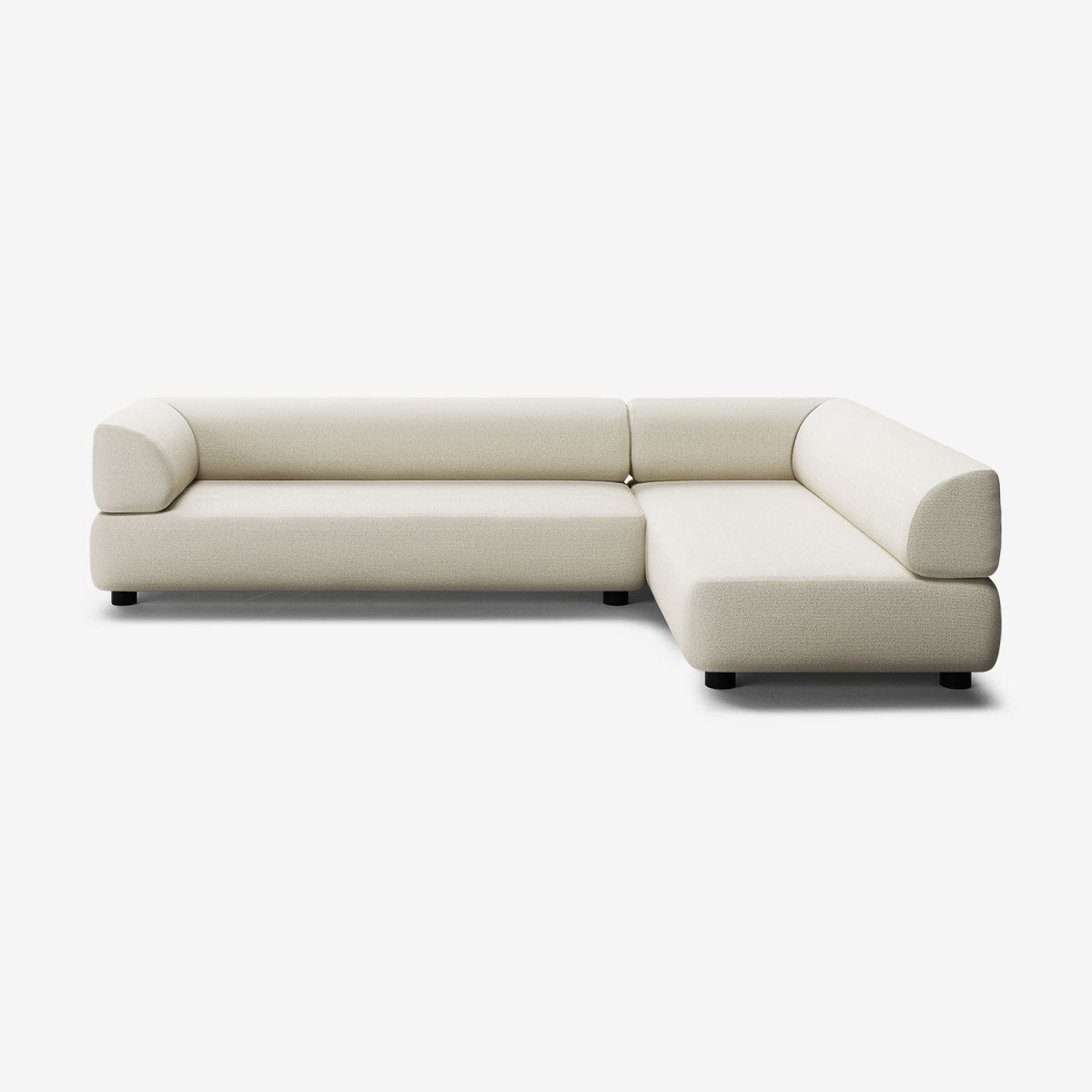 Bolder Sofa 295x200 Links Heritage Papyrus Niedrige Beine
