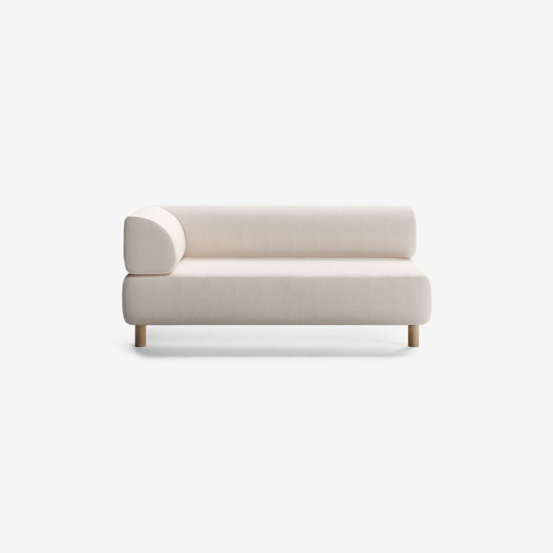 Bolder Sofa 2,5 Sitzer Links Arc Frame Schwarz Thumbnail