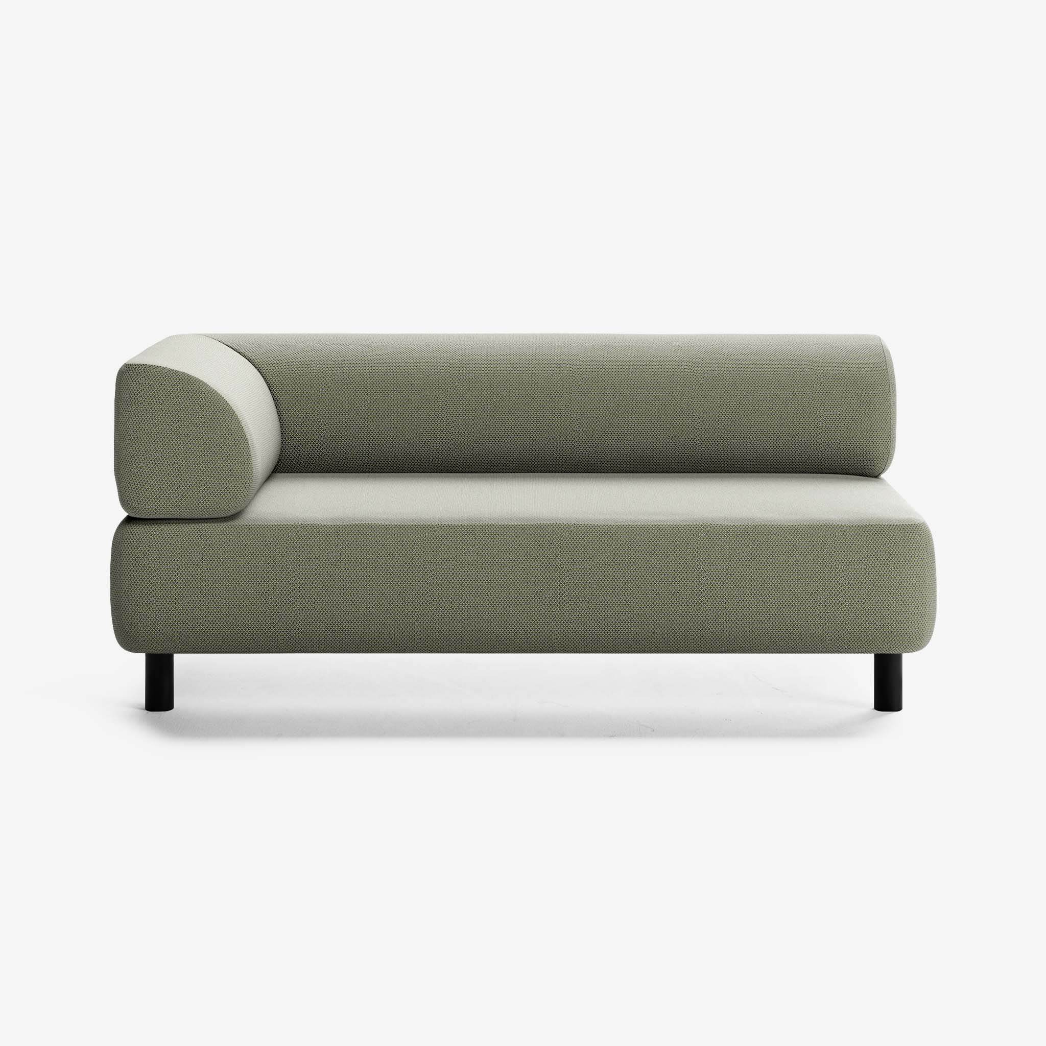 Bolder Sofa 2,5 Sitzer Links Arc Oxide