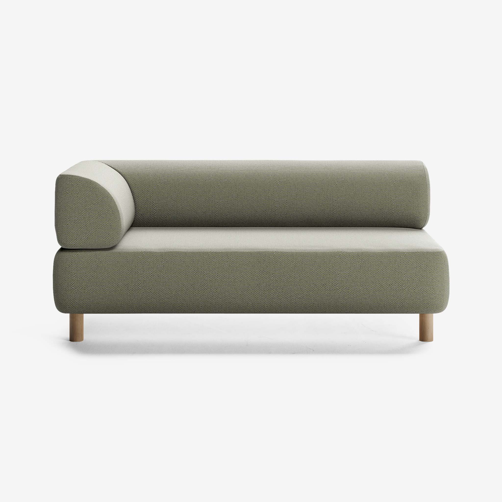 Bolder Sofa 2,5 Sitzer Links Arc Oxide Eiche