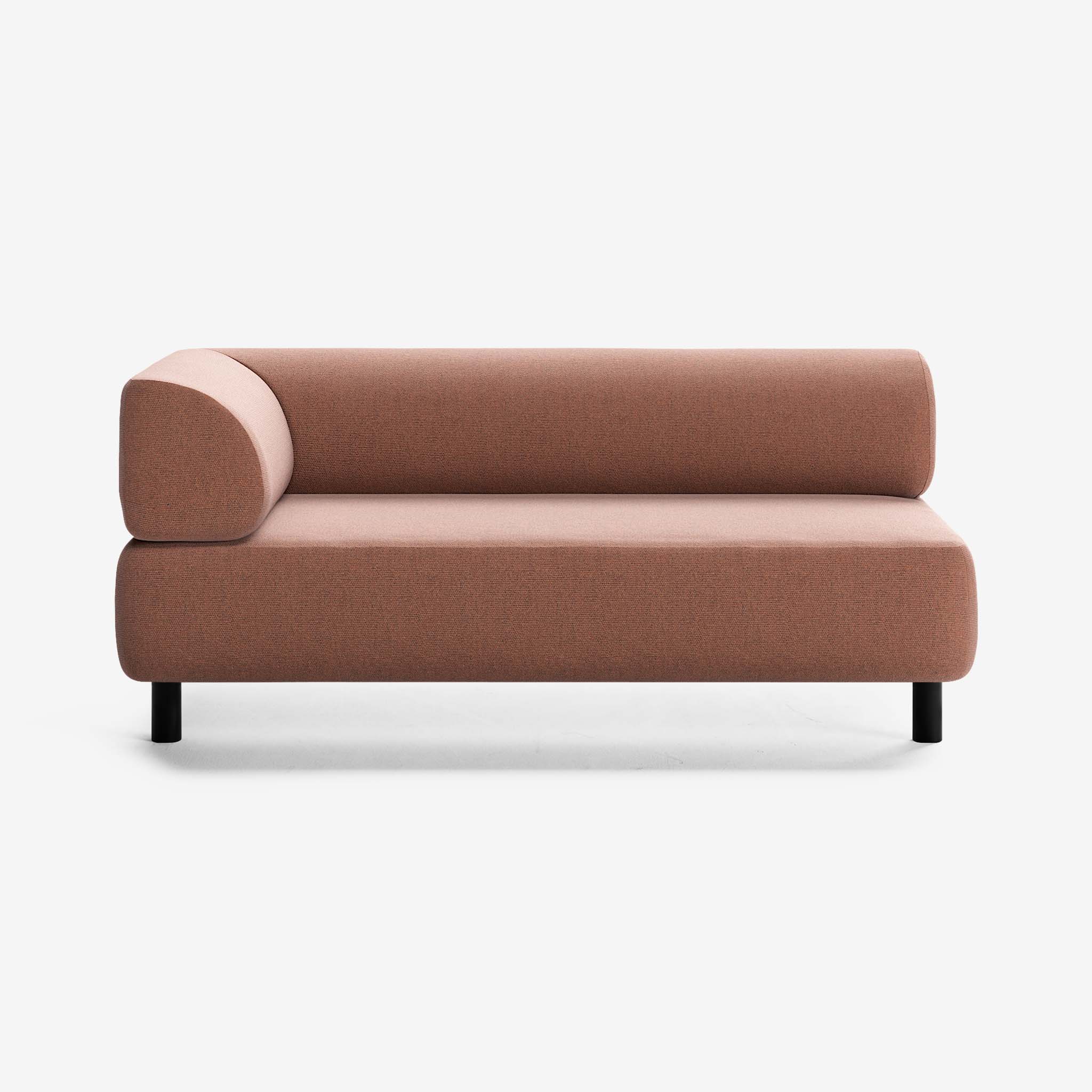 Bolder Sofa 2,5 Sitzer Links Heritage Rust