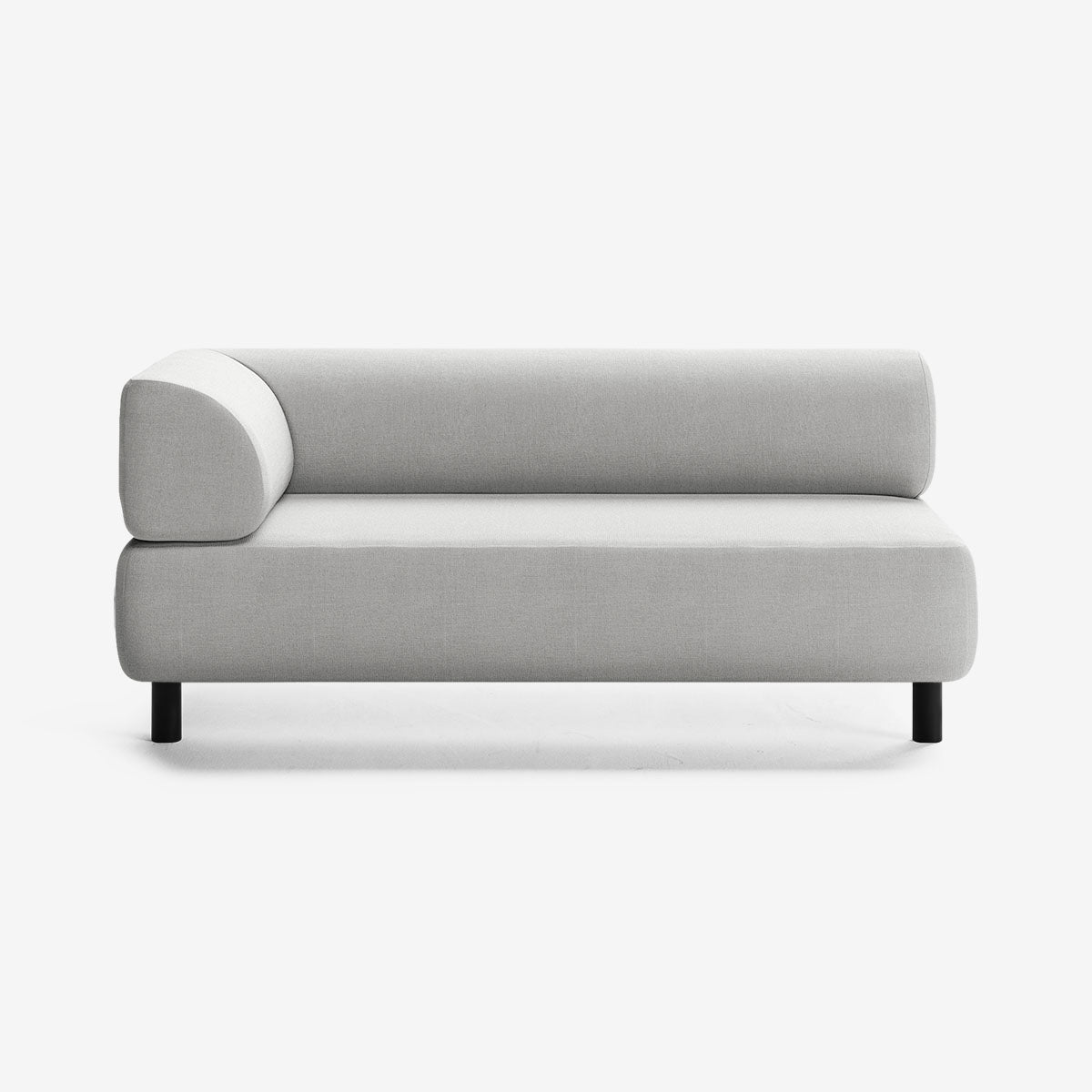 Bolder Sofa 2,5 Sitzer Links Nantes Grey Chine