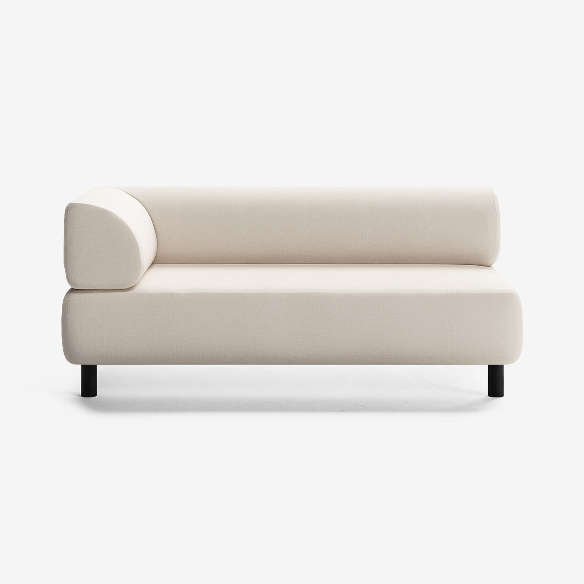 Bolder Sofa 2,5 Sitzer Links Nantes Linen Chalk