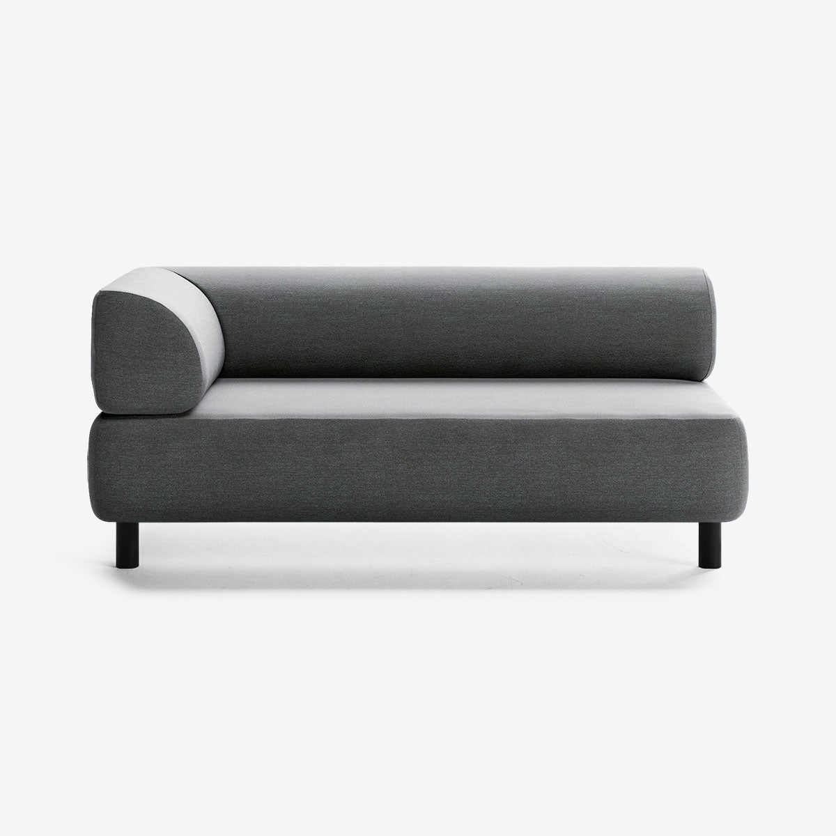 Bolder Sofa 2,5 Sitzer Links Nantes Sooty