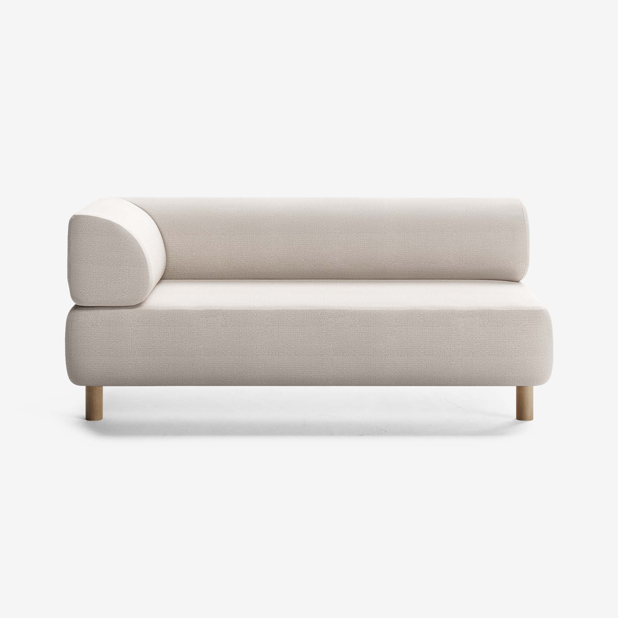 Bolder Sofa 2,5 Sitzer Links Savant Whisper Eiche