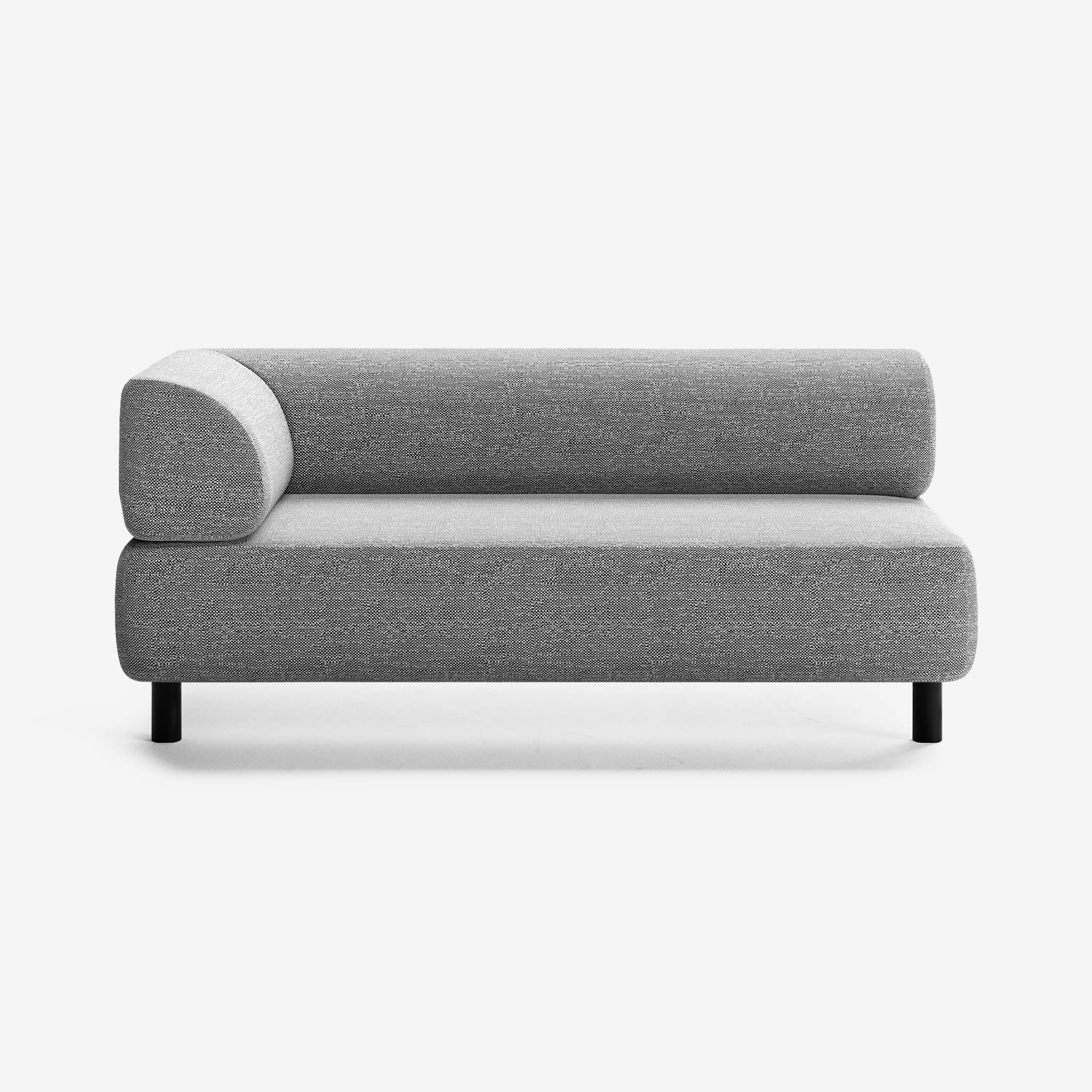 Bolder Sofa 2,5 Sitzer Links Savant Zinc