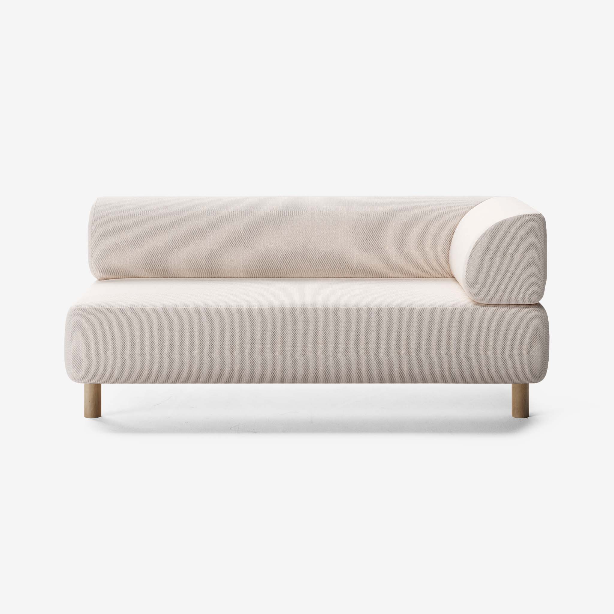 Bolder Sofa 2,5 Sitzer Rechts Arc Frame Eiche