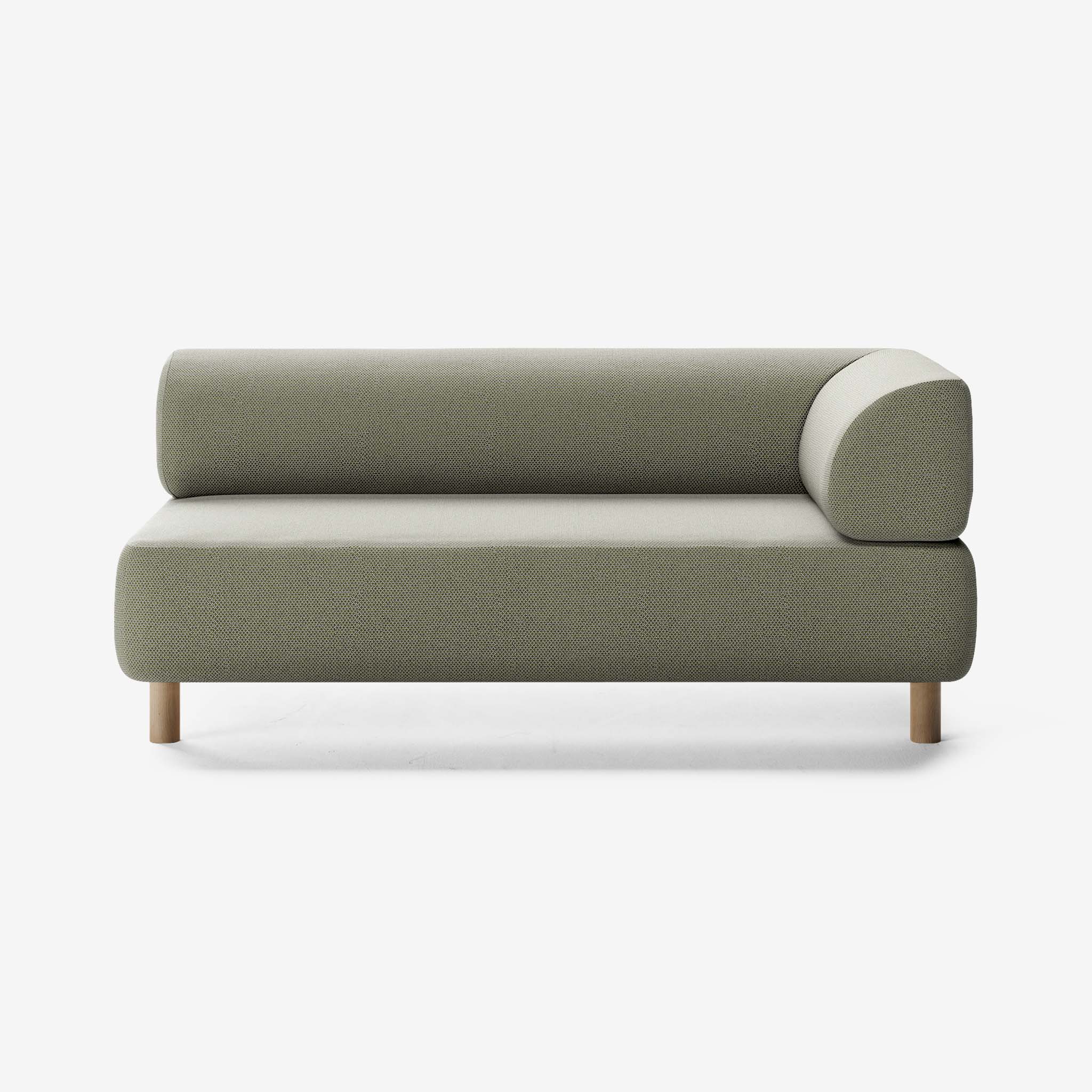 Bolder Sofa 2,5 Sitzer Rechts Arc Oxide Eiche