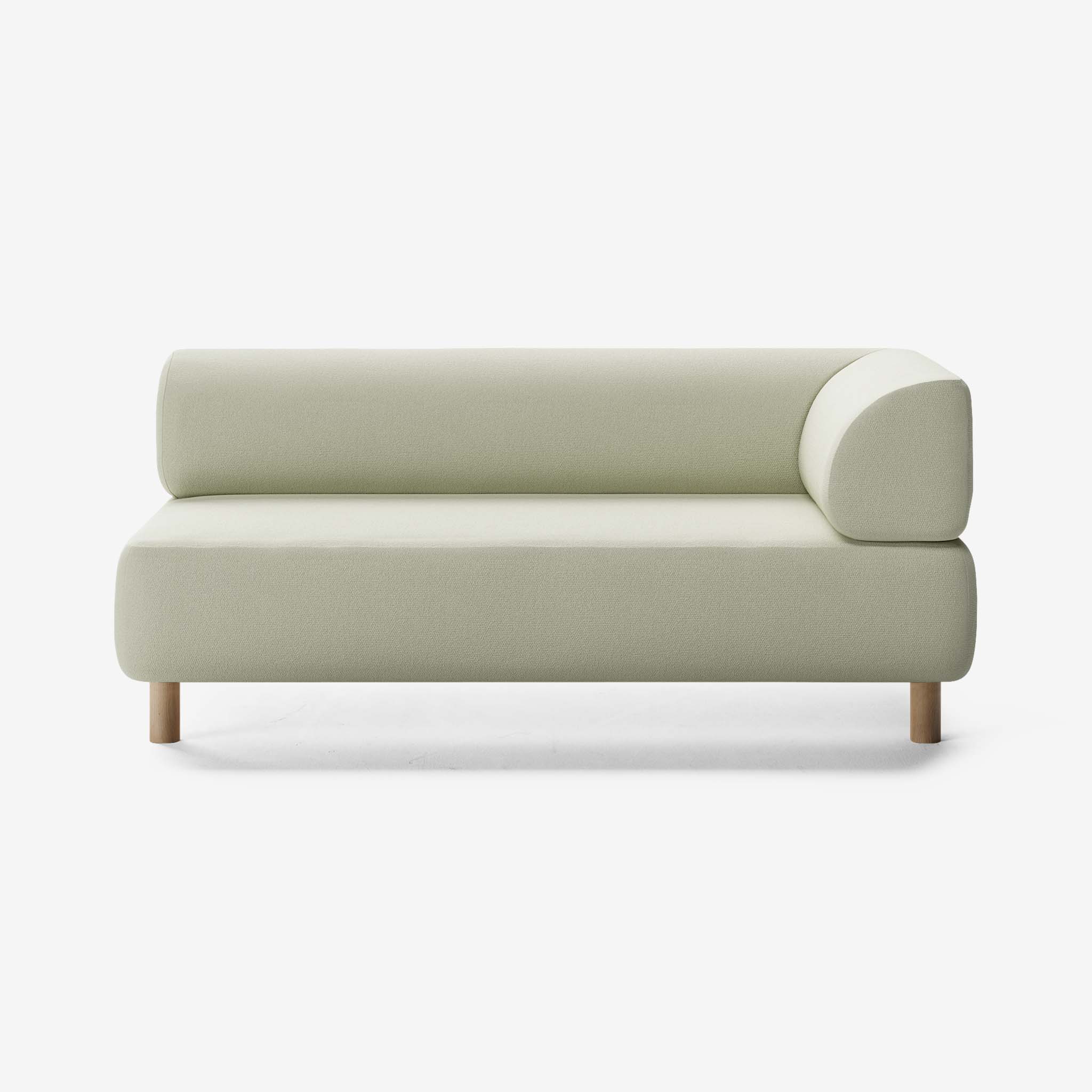 Bolder Sofa 2,5 Sitzer Rechts Heritage Moss Eiche