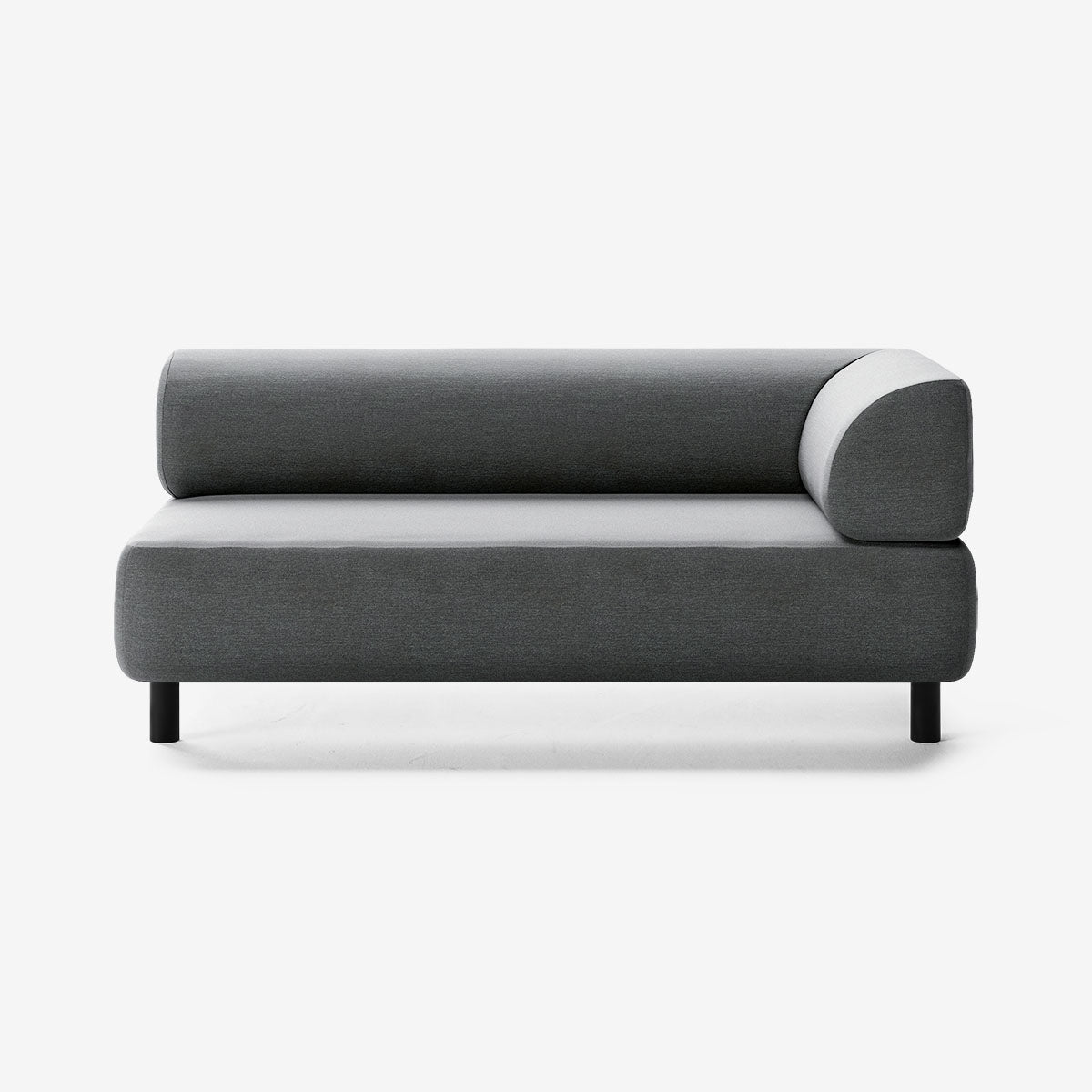 Bolder Sofa 2,5 Sitzer Rechts Nantes Sooty