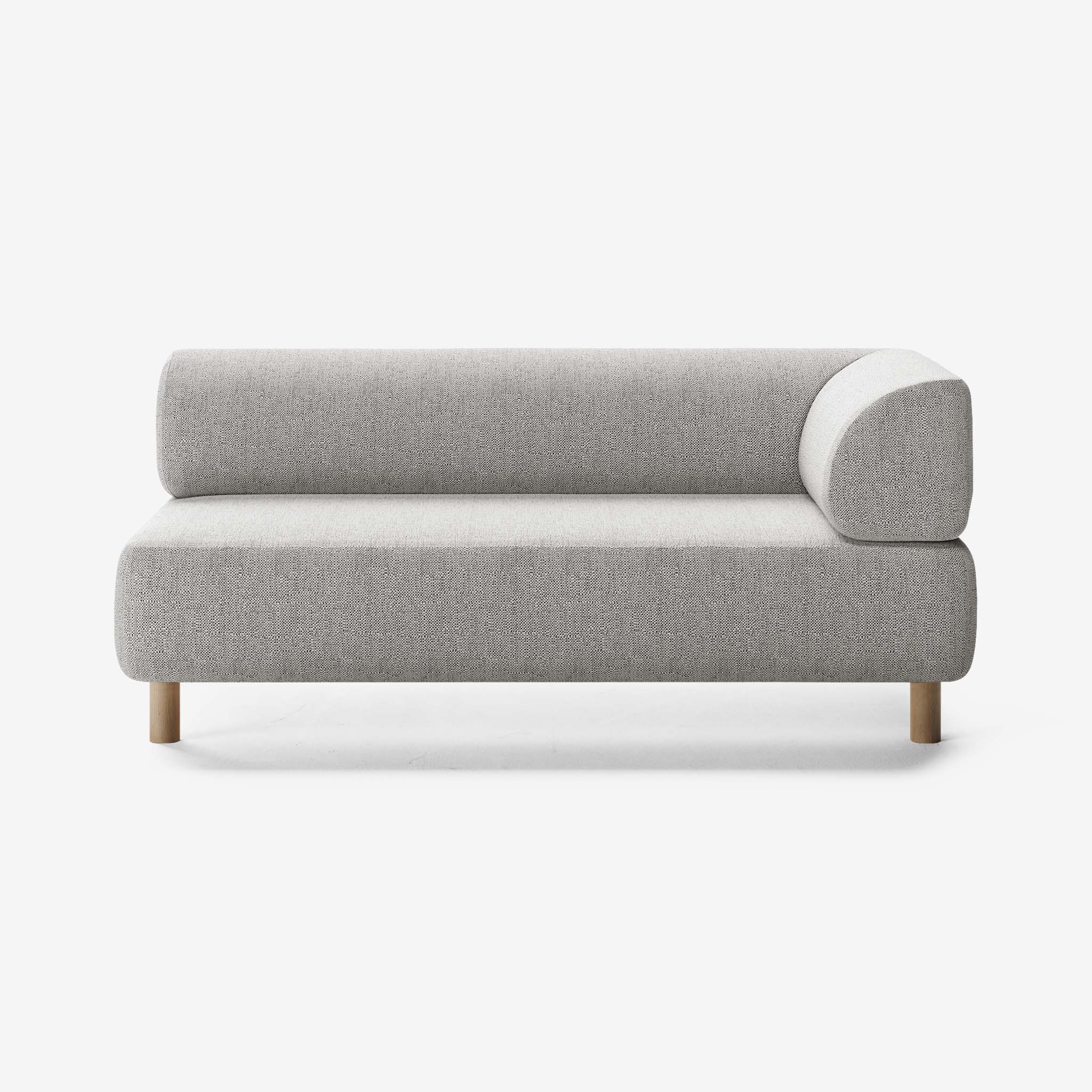 Bolder Sofa 2,5 Sitzer Rechts Savant Nimbus Eiche