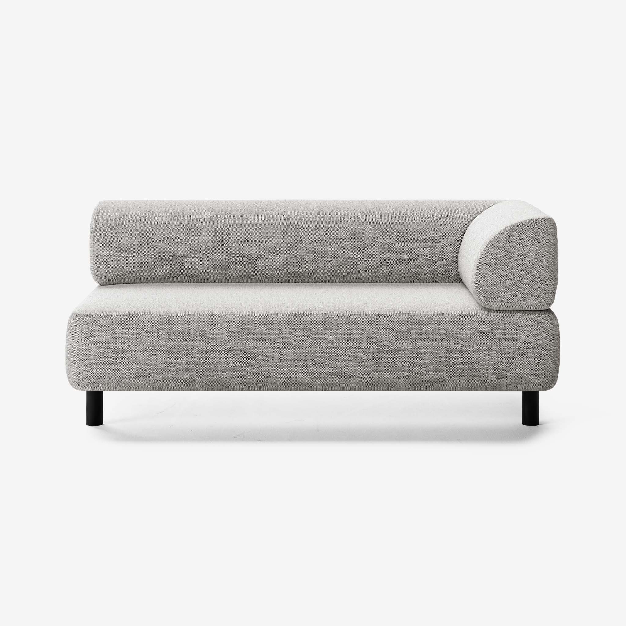 Bolder Sofa 2,5 Sitzer Rechts Savant Nimbus Schwarz