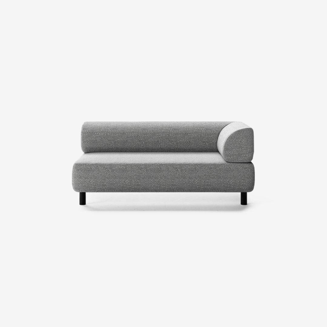 Bolder Sofa 2,5 Sitzer Rechts Savant Zinc Eiche Thumbnail