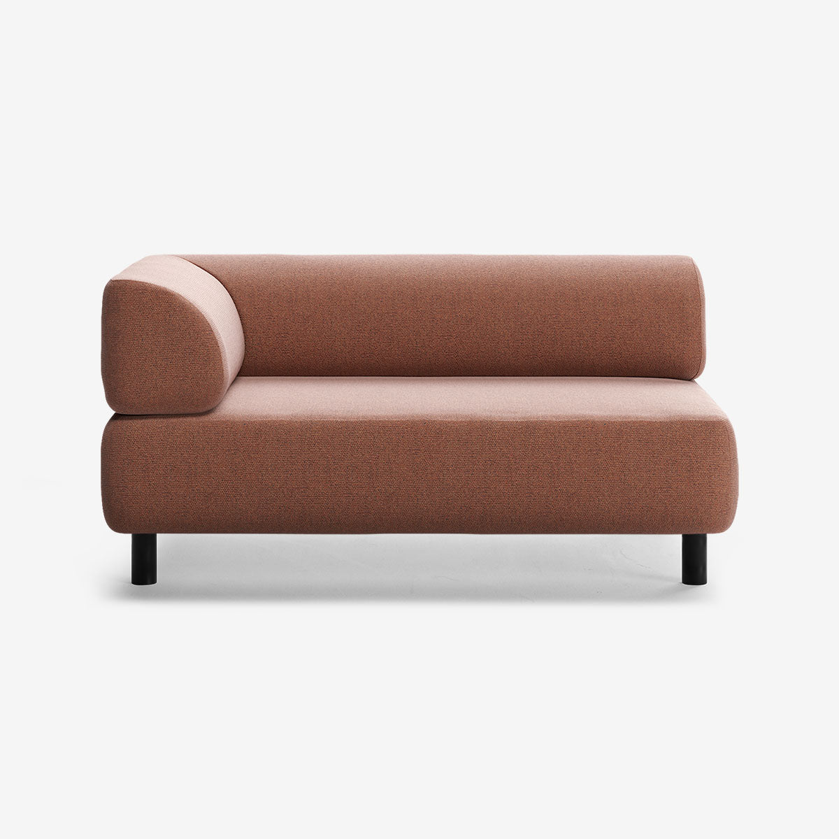 Bolder Sofa 2 Sitzer Links Heritage Rust