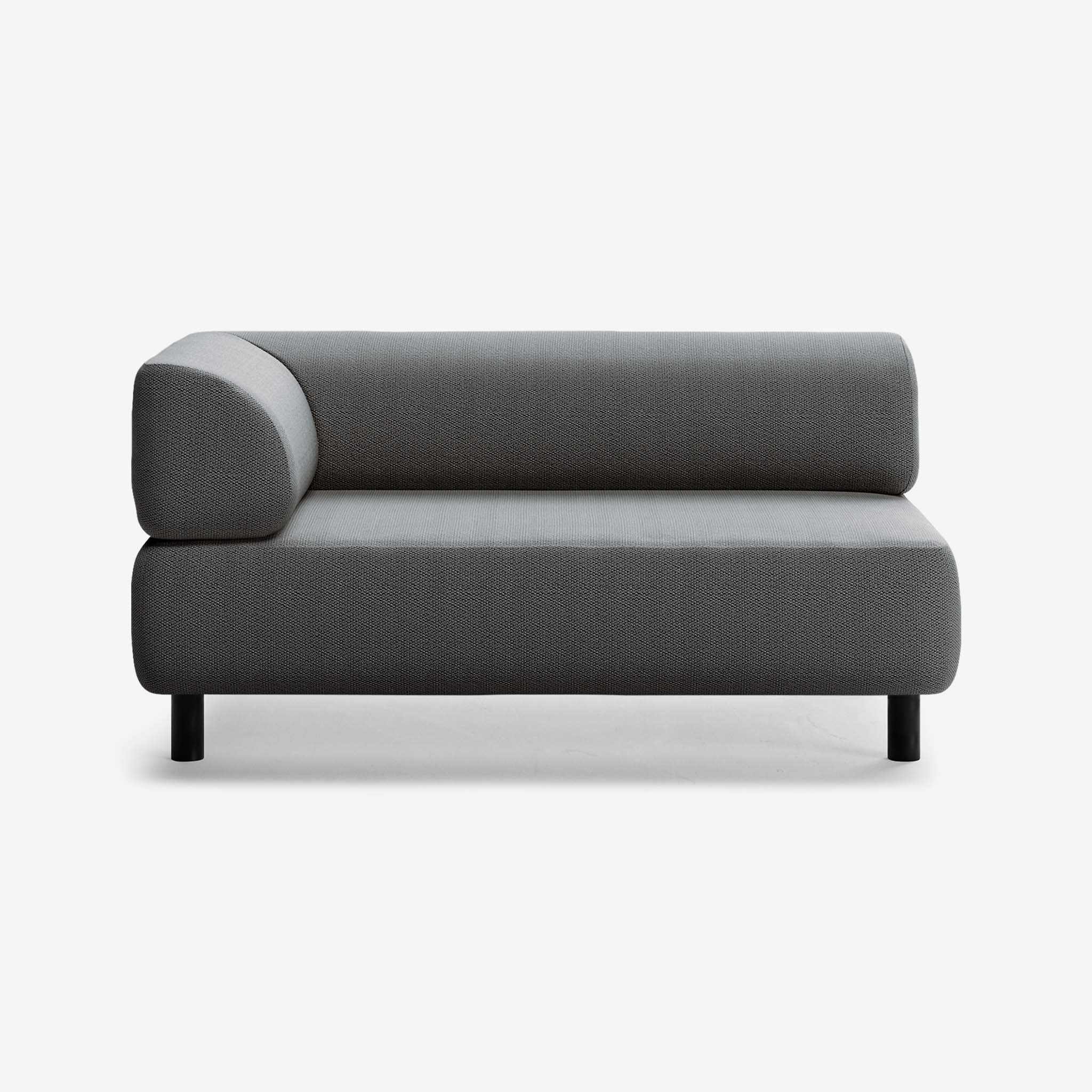 Bolder Sofa 2 Sitzer Links Loop Charcoal