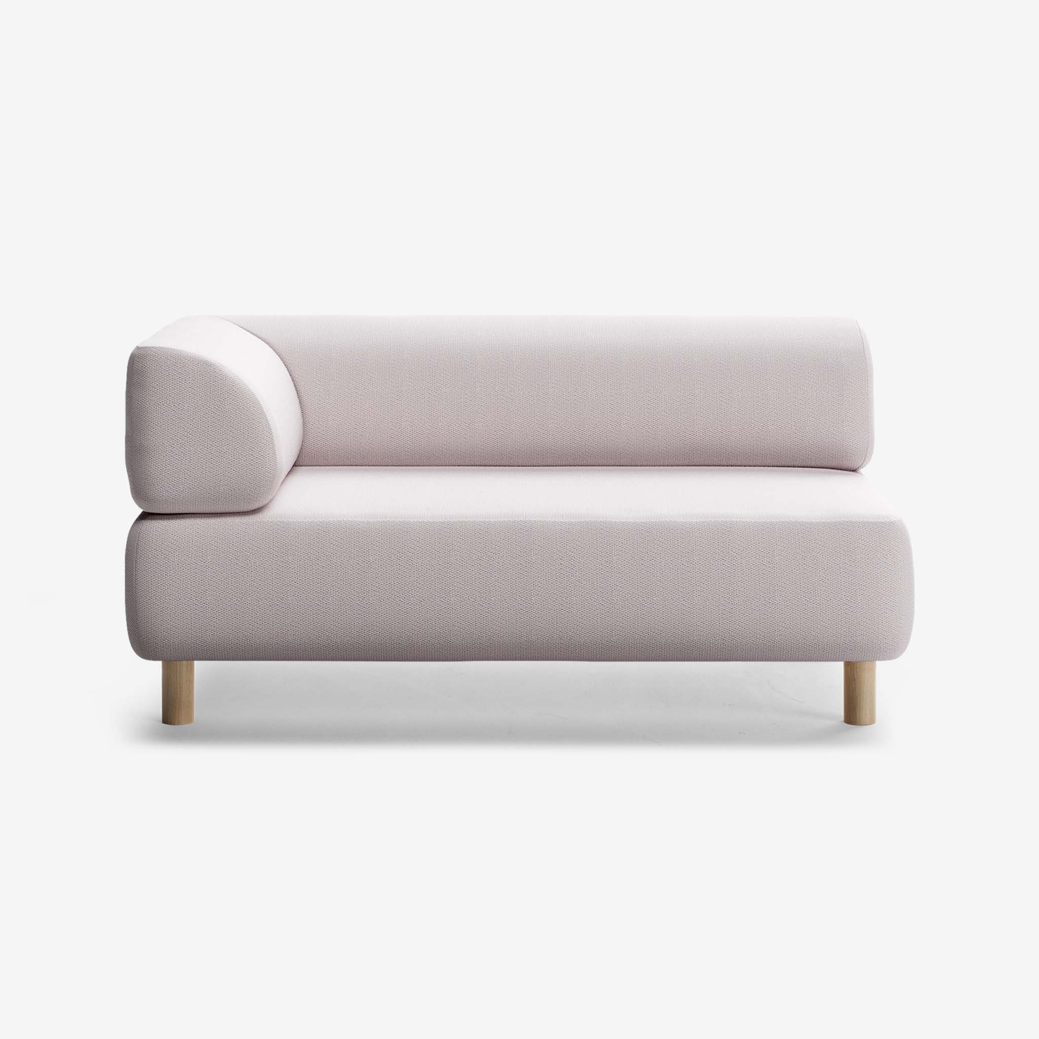 Bolder Sofa 2 Sitzer Links Loop Marble Eiche
