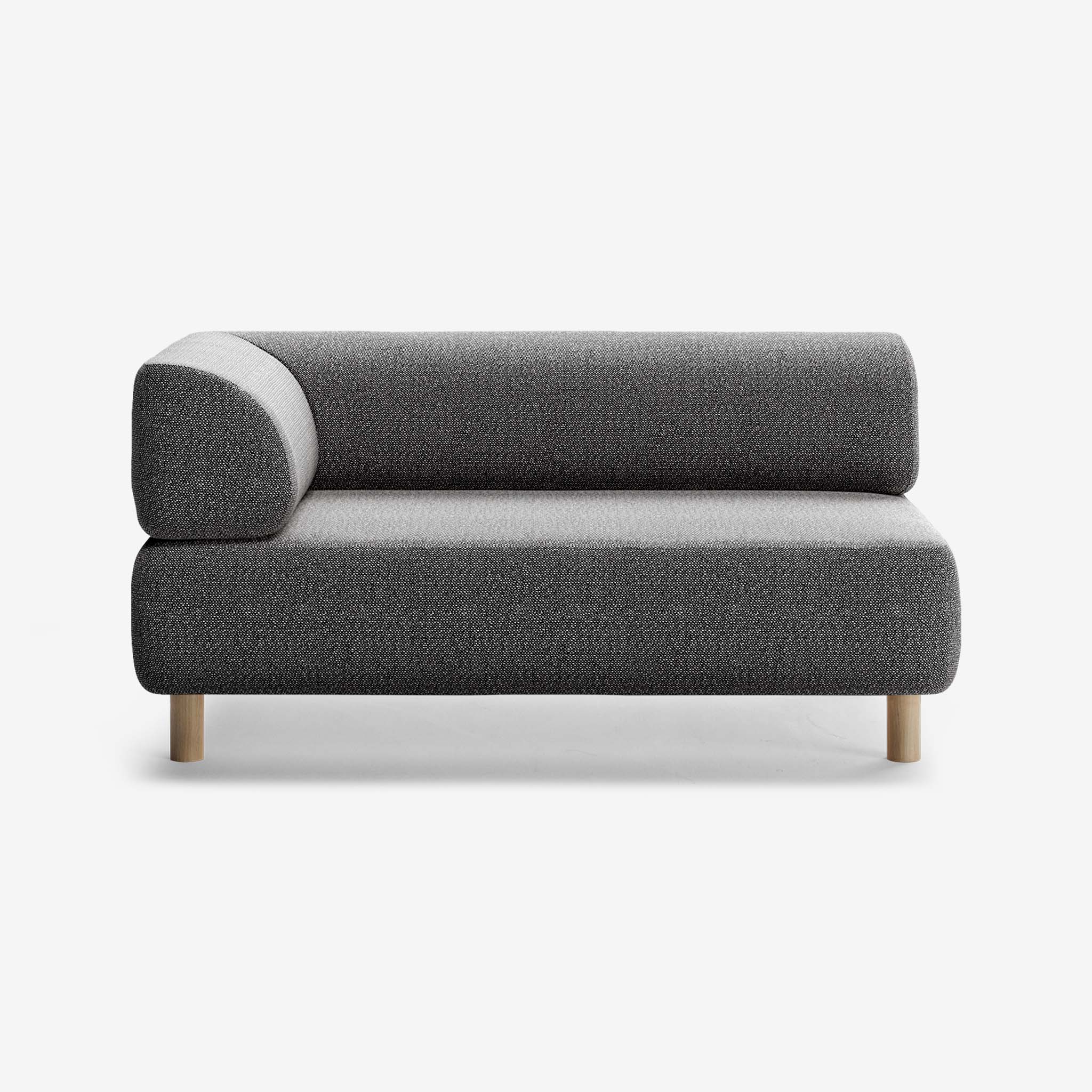 Bolder Sofa 2 Sitzer Links Savant Tornado Eichenbeine