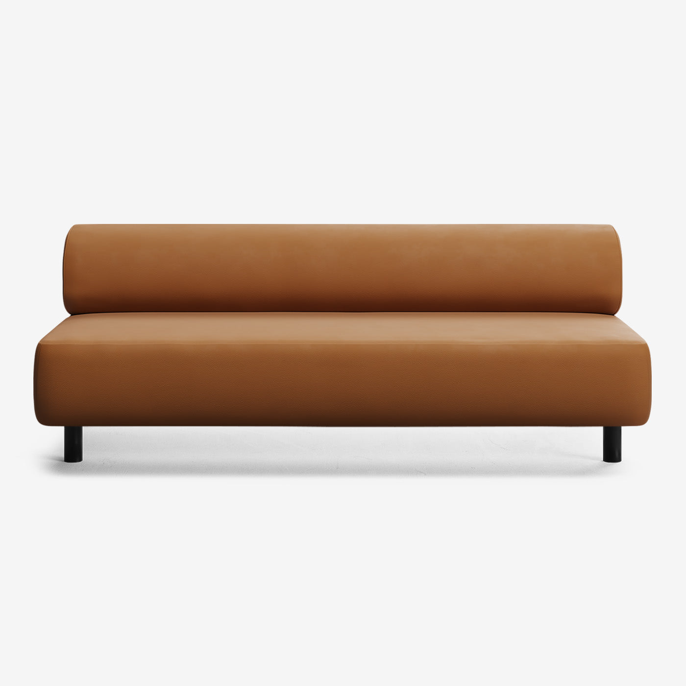Bolder Sofa 3 Sitzer Leder Cognac